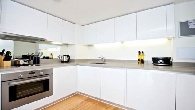 Bangkok serviced apartment fully equipped kitchen