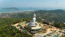 Big Buddha monument overlooking Phuket