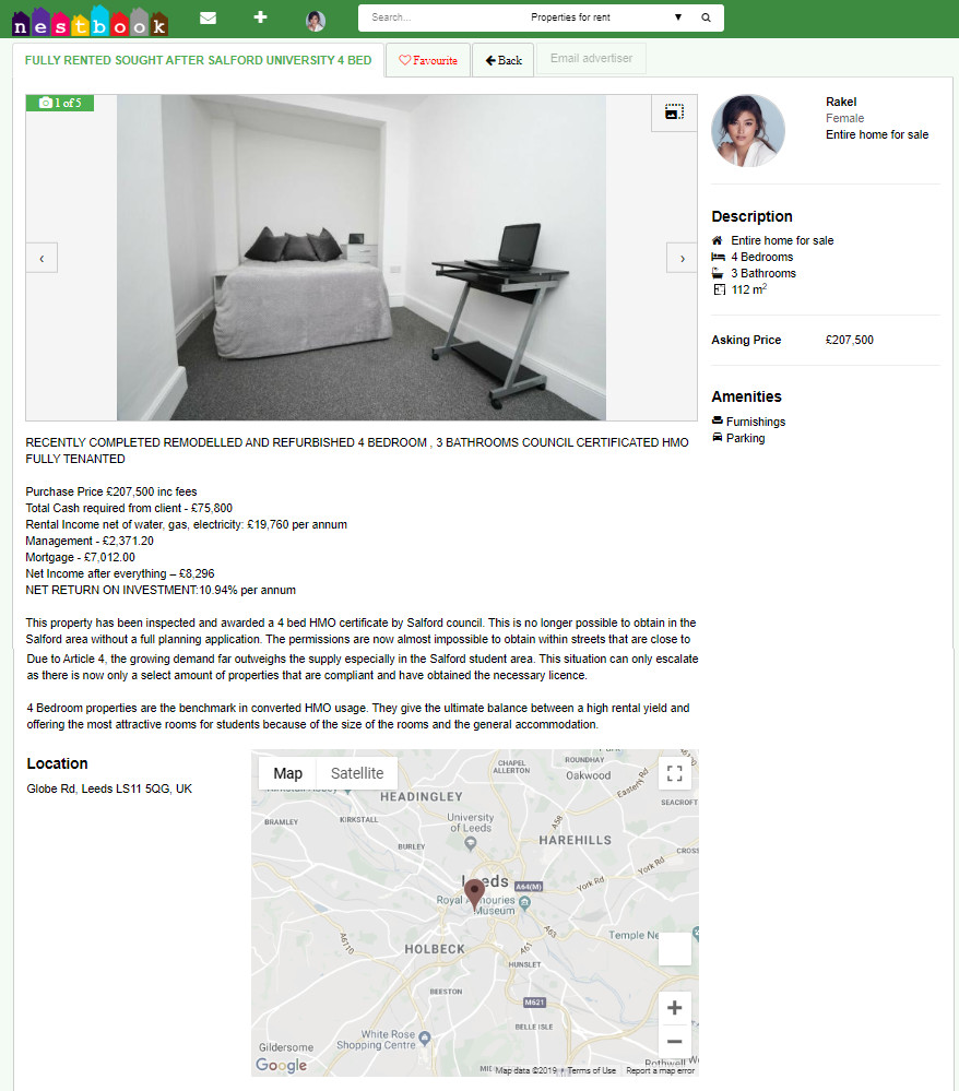 Property listing rent your appartment in Thailand